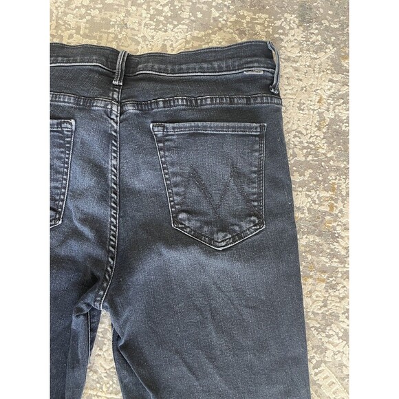 MOTHER Dark Blue Flare & Wide Leg Jeans - Picture 9 of 9